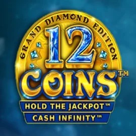 Slots logo of 12 Coins Grand Diamond Edition from Wazdan at Spinanga Casino