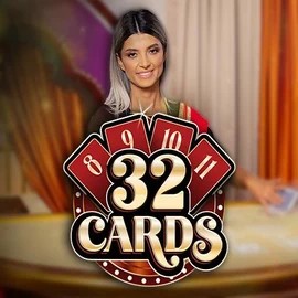 32 Cards by Ezugi, showcased at spinanga-kazino.com – game logo
