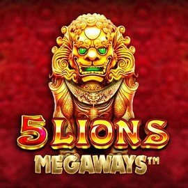 5 Lions Megaways slot visual from Pragmatic Play available on spinanga-kazino.com