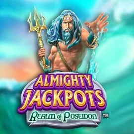 Almighty Jackpots – Realm of Poseidon game by Novomatic – logo hosted on Spinanga Casino