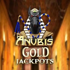 Anubis Gold Jackpots logo by Inspired Gaming at Spinanga Casino
