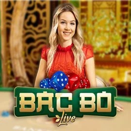Bac Bo online game logo by Evolution on spinanga-kazino.com