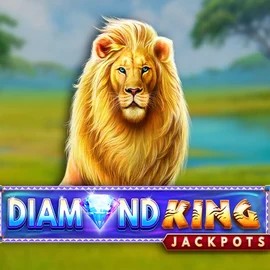 Official Jackpots logo: Diamond King Jackpots by SpinPlay Games at Spinanga Casino