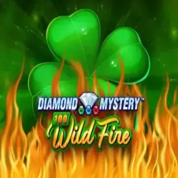 Diamond Mystery 100 Wild Fire online game logo by Greentube on spinanga-kazino.com