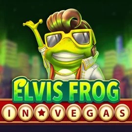 Official Slots logo: Elvis Frog In Vegas by BGAMING at Spinanga Casino