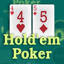 Hold em Poker slot icon by OneTouch Games, available at Spinanga Casino
