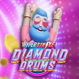 Hyper Strike Diamond Drums slot icon by Gameburger Studios, available at Spinanga Casino