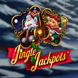 Jingle Jackpots slot icon by Dragon Gaming, available at Spinanga Casino