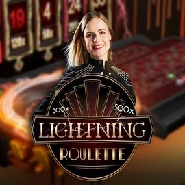 Lightning Roulette by Evolution, showcased at spinanga-kazino.com – game logo