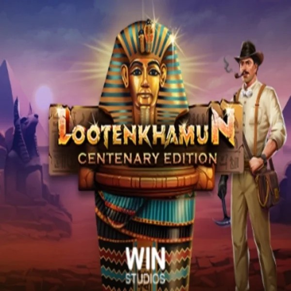 Official Slots logo: Loot'en Khamun the Dead Sea Scrolls by Win Studios at Spinanga Casino