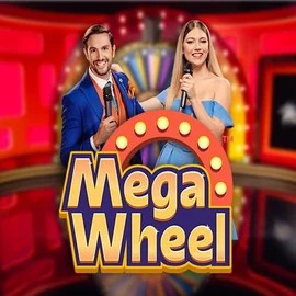 Mega Wheel slot logo by Pragmatic Play at Spinanga Casino
