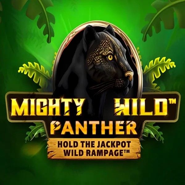 Mighty Wild Panther online game logo by Wazdan on spinanga-kazino.com