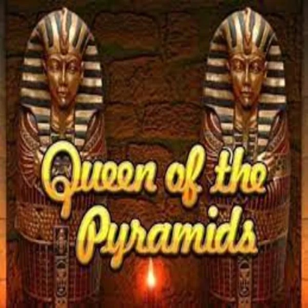 Queen of the Pyramids logo – Slots by Playtech at Spinanga Casino