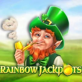 Rainbow Jackpots logo by Red Tiger Gaming Spinanga Casino