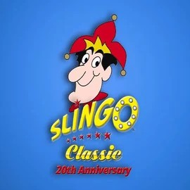Slingo Classic 20th Anniversary logo by Slingo at Spinanga Casino