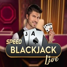 Speed Blackjack logo by Pragmatic Play at Spinanga Casino