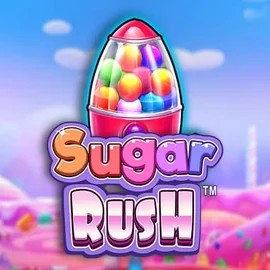 Sugar Rush online game logo by Pragmatic Play on spinanga-kazino.com
